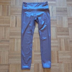 Athleta metallic leggings